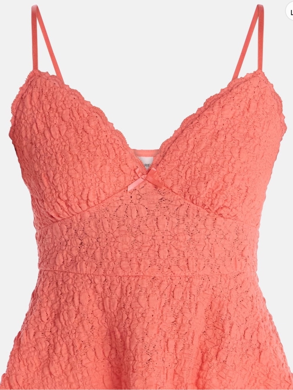 No Boundaries Peplum Lace Cami Top